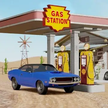 Gas Station Junkyard Simulator MOD APK